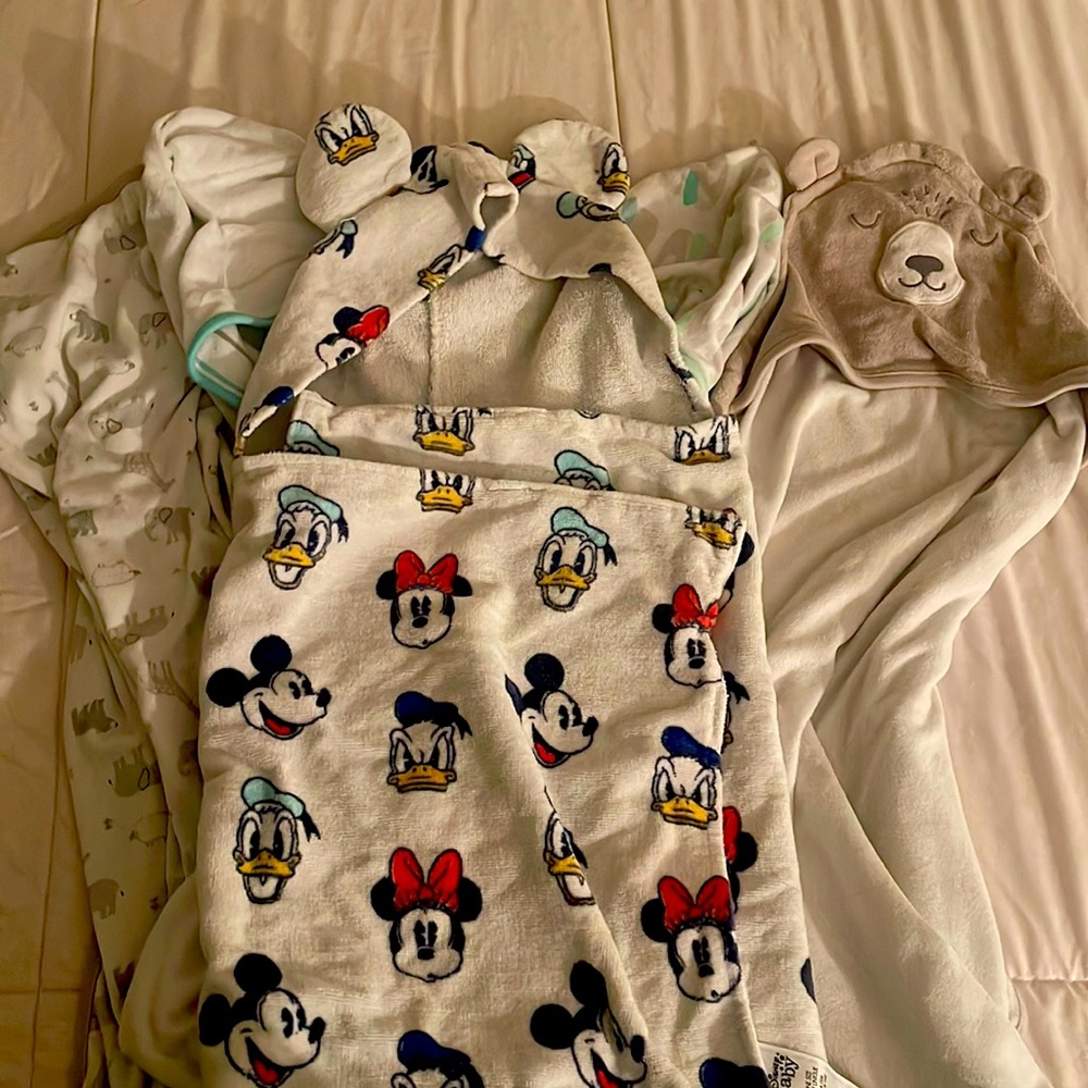 5 Bath towels for babies